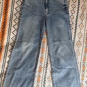 Elegant Blue Flare Jeans